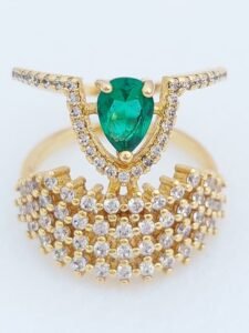 Anel Leque Cravejado Micro Zircônias