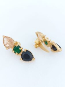Brinco Ear Cuff Trio Gotas